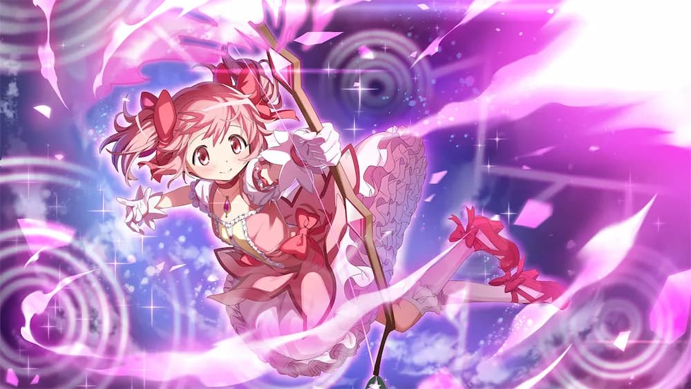 Cover image for Madoka Magica Magia Exedra gacha game